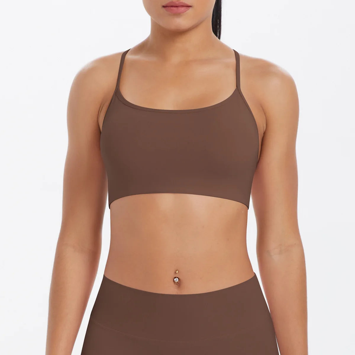 High Support Shockproof Sports Bra Padded Gym Athletic Bra Women Fitness Workout Top Breathable Yoga Bra