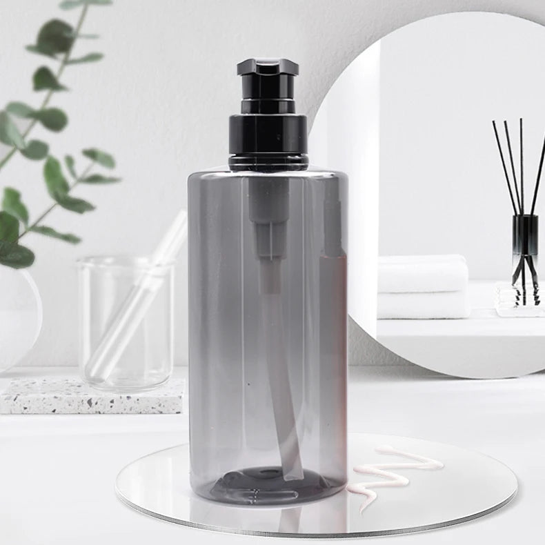 300ml 500ml Empty Body Wash Lotion Shower Gel Press Bottle with Pump Shampoo Plastic Bottle
