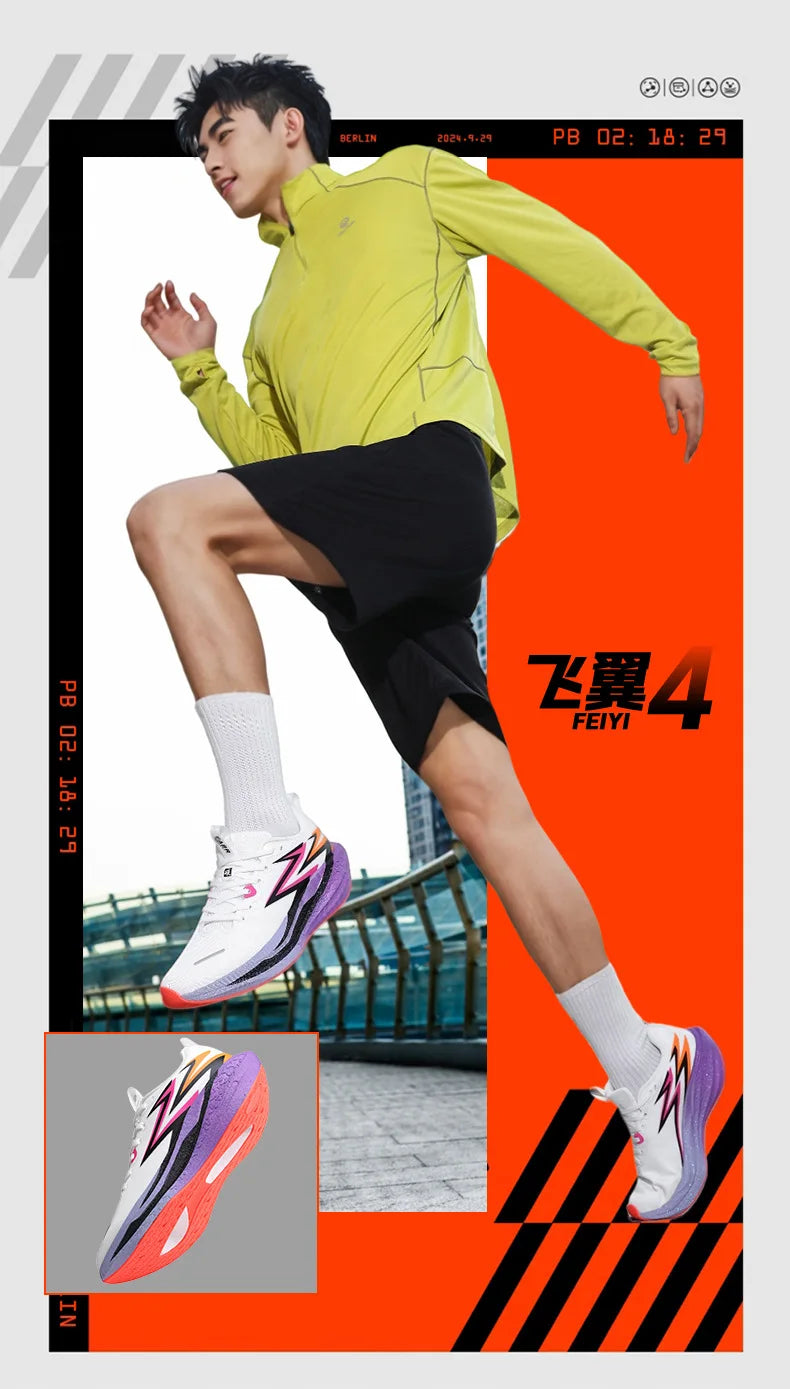 New Pointed Running Shoes Marathon Casual Sports Breathable Mesh Lightweight Lace-Up Closure Unisex Summer Cushioning TPR