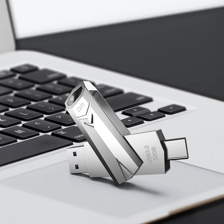 3.0 Type C 2-in-1 OTG USB Disk New Stock Metal Swivel Jump Flash Drive Memory Stick for PC