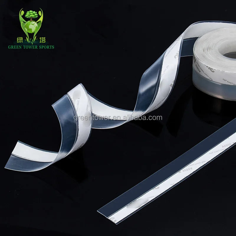 25 mm Width Transparent Adhesive Tape Silicone Sealing Strip for Doors Windows and Shower Glass Gaps