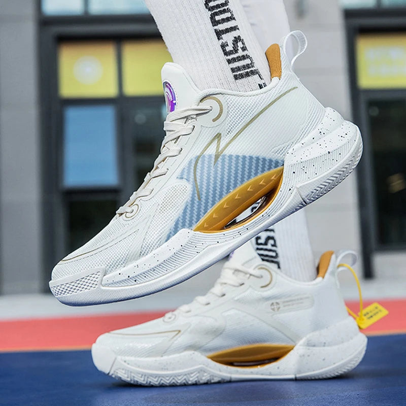 Custom Brand Factory Wholesale OEM Cool Night Glow Breathable Mesh Upper Lightweight Fashion Trend High Top Sneakers Practical