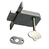 SS 304 Fire Hydrant Lock Single Tongue Square Plate Security Deadbolt Rack Bolt Door Lock