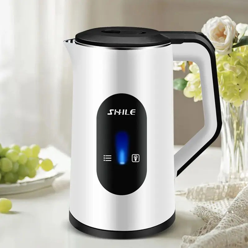 Electric Kettle Thermal Insulation Automatic Power-Off 2.2L Capacity 1000-1500W Stainless Steel Engineering Plastics