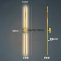 Modern Simple Line Wall Lamps Nordic Living Room Luxury Wall Decor Led Wall Light Creative Aisle Rotating Lam Wall Sconce Lights