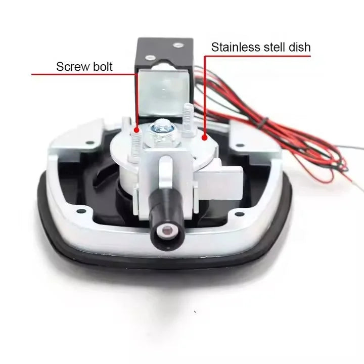 12V Toolbox Electricic T Handle Key Truck Canopy Locks Compression Latch Whale Tail Lock RV Camper Compartment Door Lock