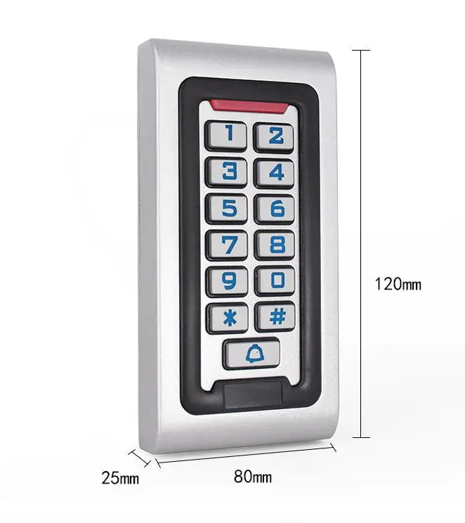 Metal Access Control System Keypad Proximity Entry Door Lock Entry System for Home Office