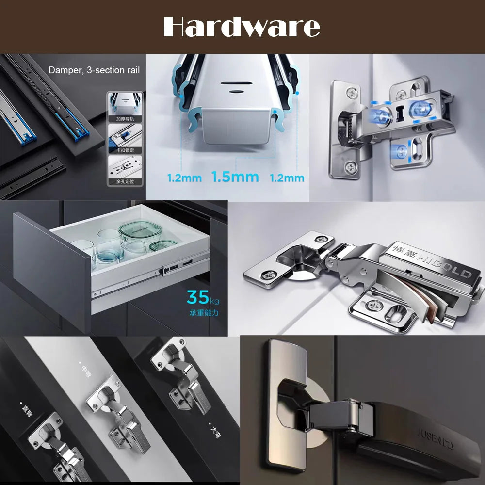 Modern Multi-functional Storage Bed High Box Bed Double Tatami Beds