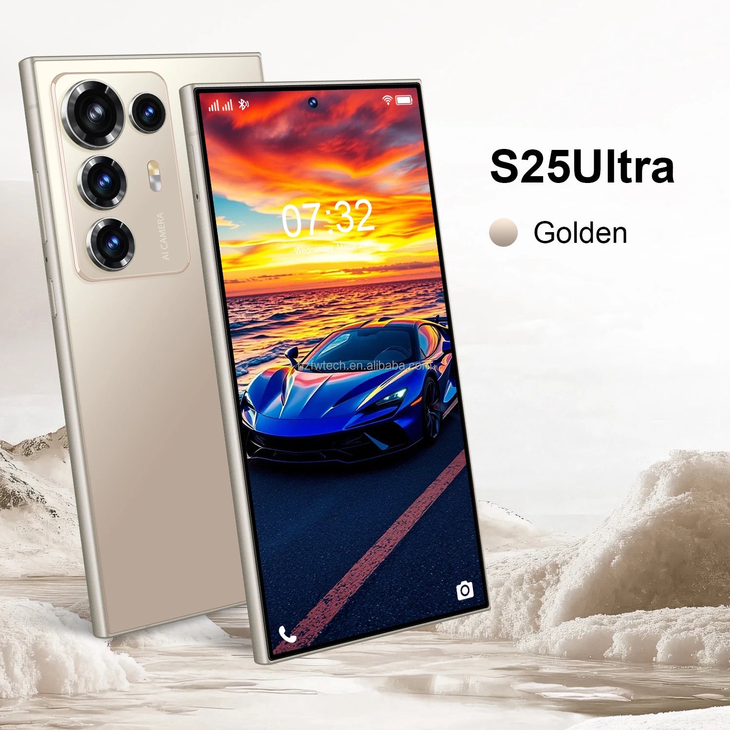 S25 ULTRA 5G Smartphone 7.3 Inch HD Screen 8800mAh Battery 108MP Camera DecaCore Phone CPU MTK Processor LTE CDMA Mobile Phones