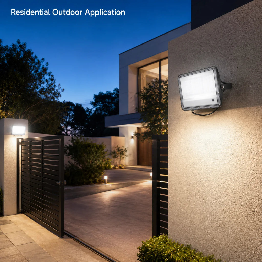50W LED IP66 Waterproof Flood Light 5000K Outdoor Wall Yard Parking Factory Warehouse Industrial Security Lighting