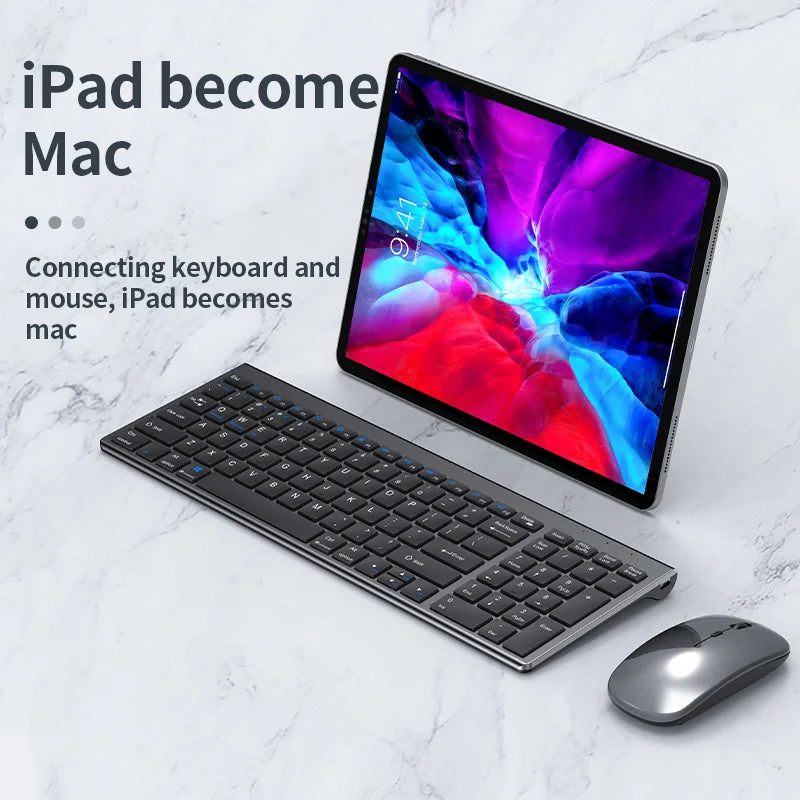 Wireless Rechargeable Optical Plastic Keyboard Mouse Combo with USB Interface New & Compatible with All Computers