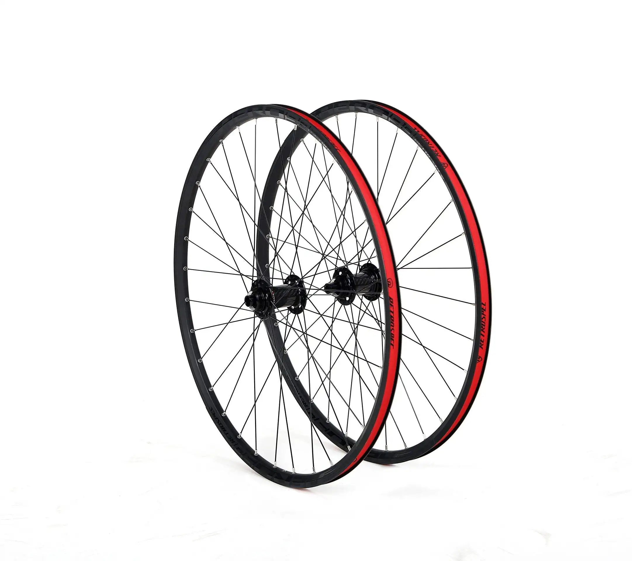 Hot Aluminum Alloy Carbon Fiber Lightweight 700C Carbon Wheelset 12*142 Disc Brake Road Bike 50mm Wheels With Carbon Hub