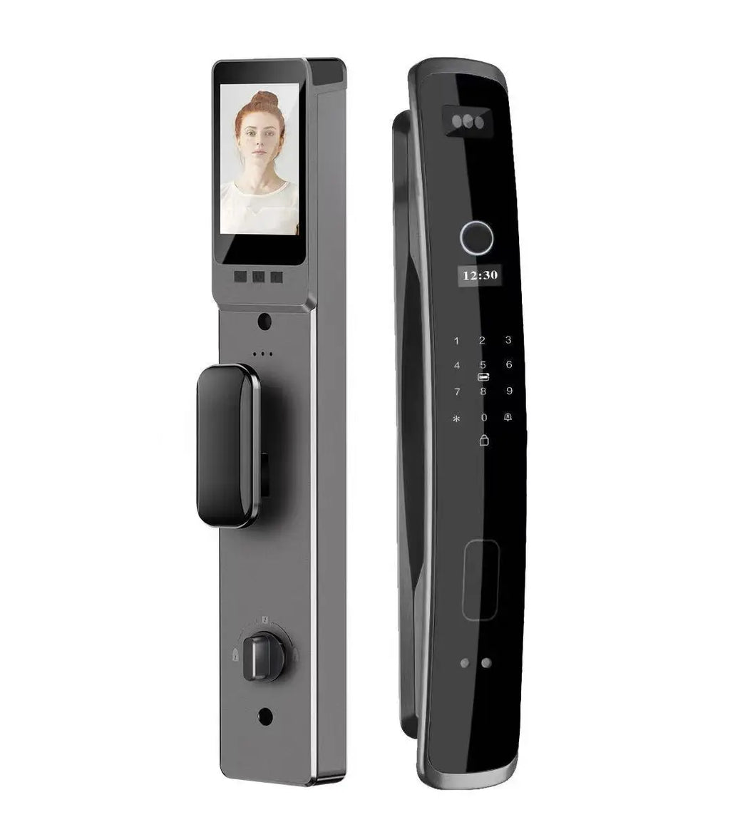 3D Face Recognition with Camera Smartlock WIFI Wishome APP Fingerprint Password Nfc Door Lock Fully Automatic Face Smart Lock