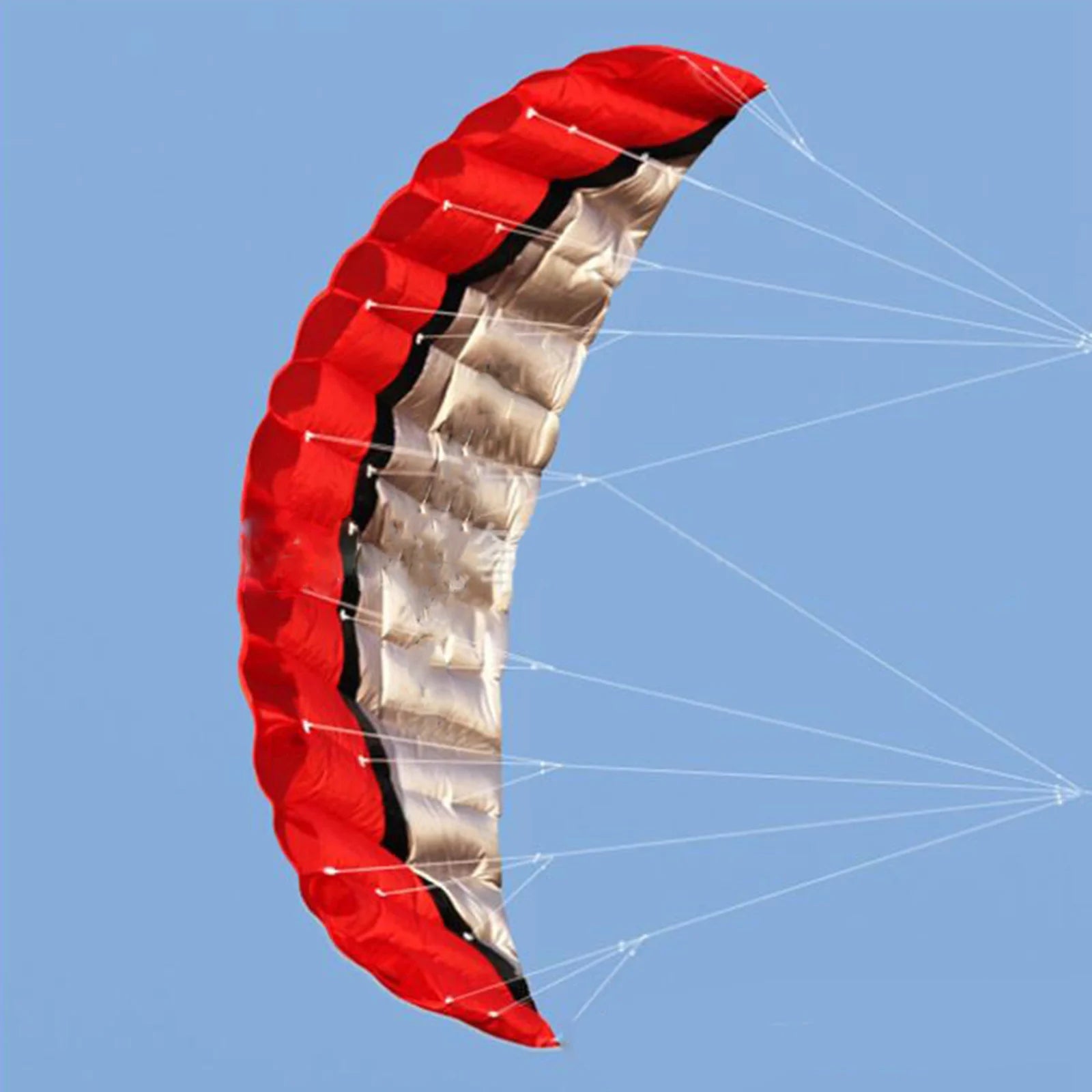 Adults Kitesurfing Trainer Kite Wing, Durable Beach Summer Double Lines Trick Kites , Outside Stunt Toys Sport Flying Wing