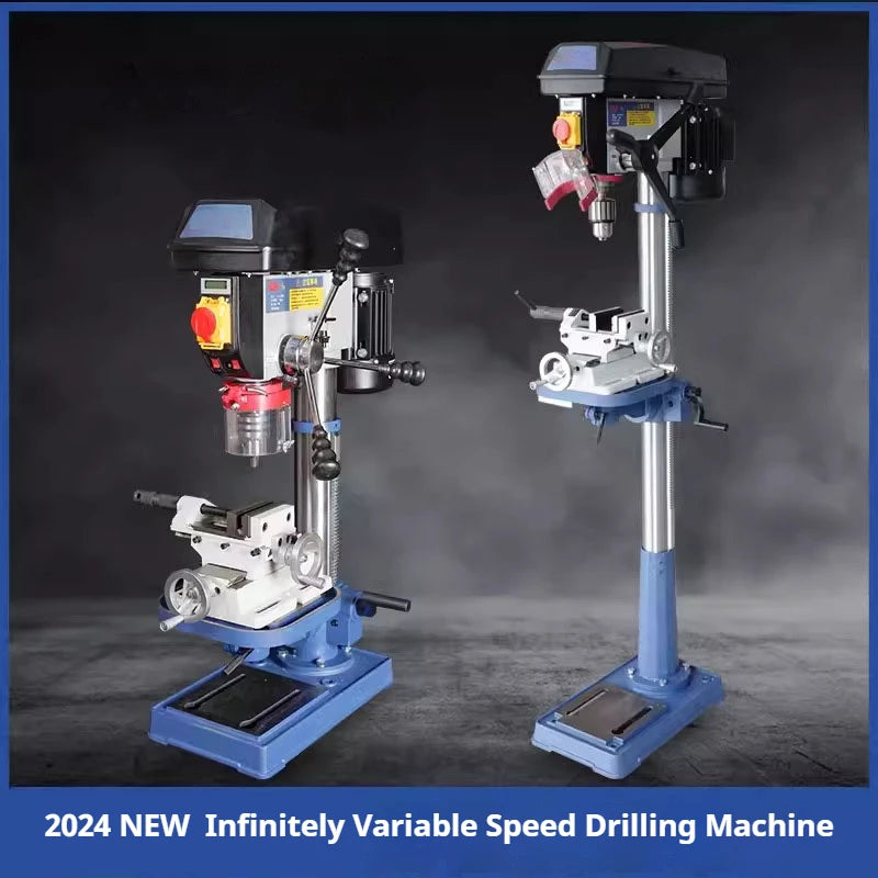 Infinitely Variable Speed Electric Drill Press CNC Vertical 220V Motor for Construction Industries Manual and Automatic