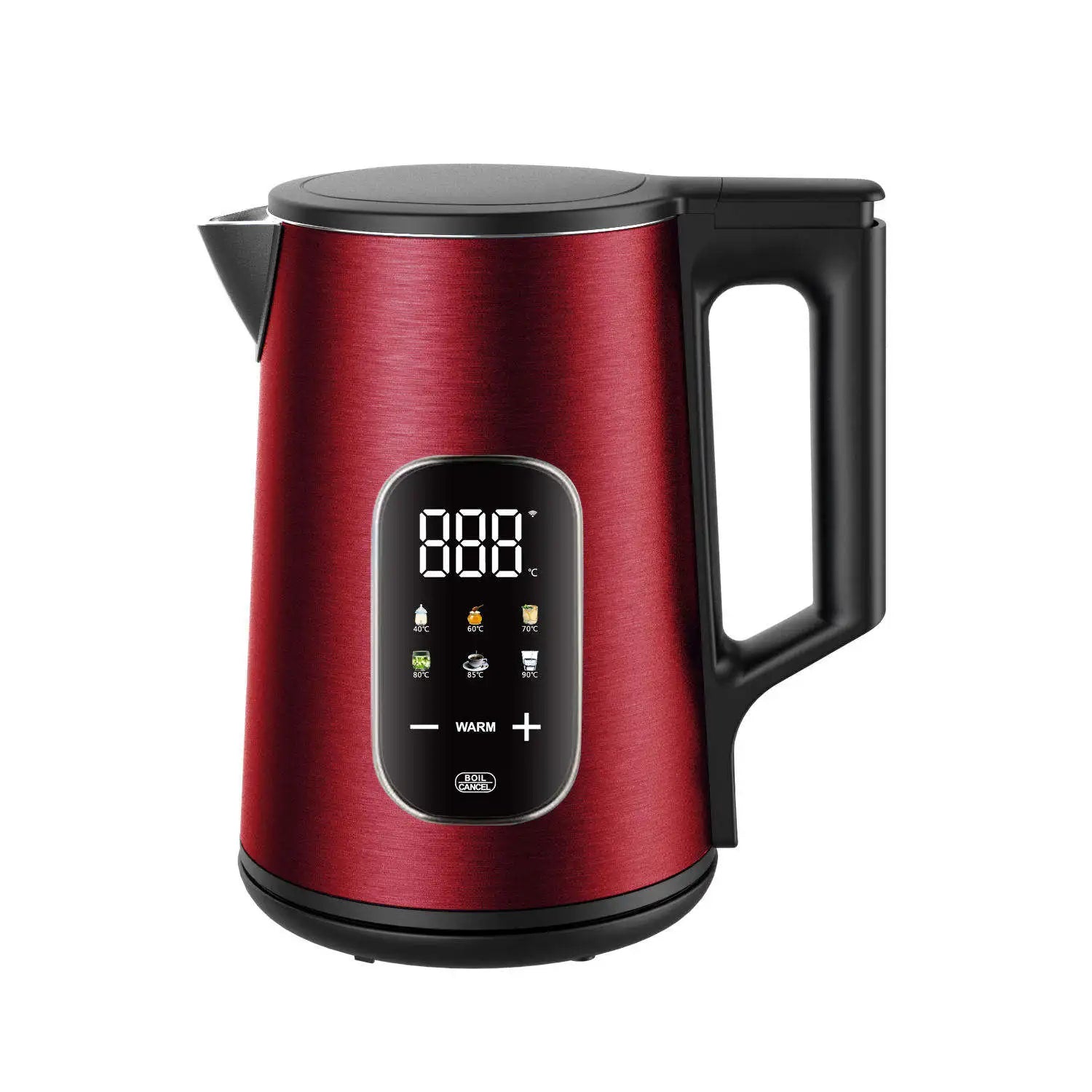 Multi-Function Digital 1.8L WIFI Electric Kettles TUYA Stainless Steel 304 Tea Smart Double Wall Electric Kettles for Tea Coffee
