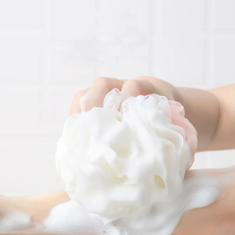 Promotion Soft Bath Bubble Bath Flower Design Exfoliating Body Shower Ball Sponge Loofah Shower Bouquet