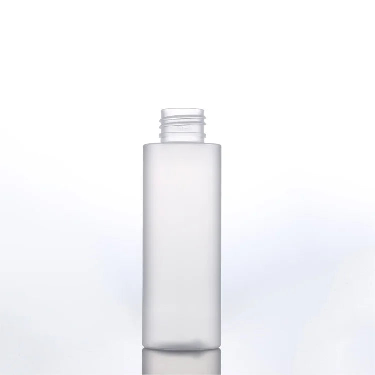 Clear Frost PET Plastic Bottle 100ML150ML 200ML Empty Cosmetic Shampoo Lotion Shower Gel Packaging Gold Pump Refillable Bottles