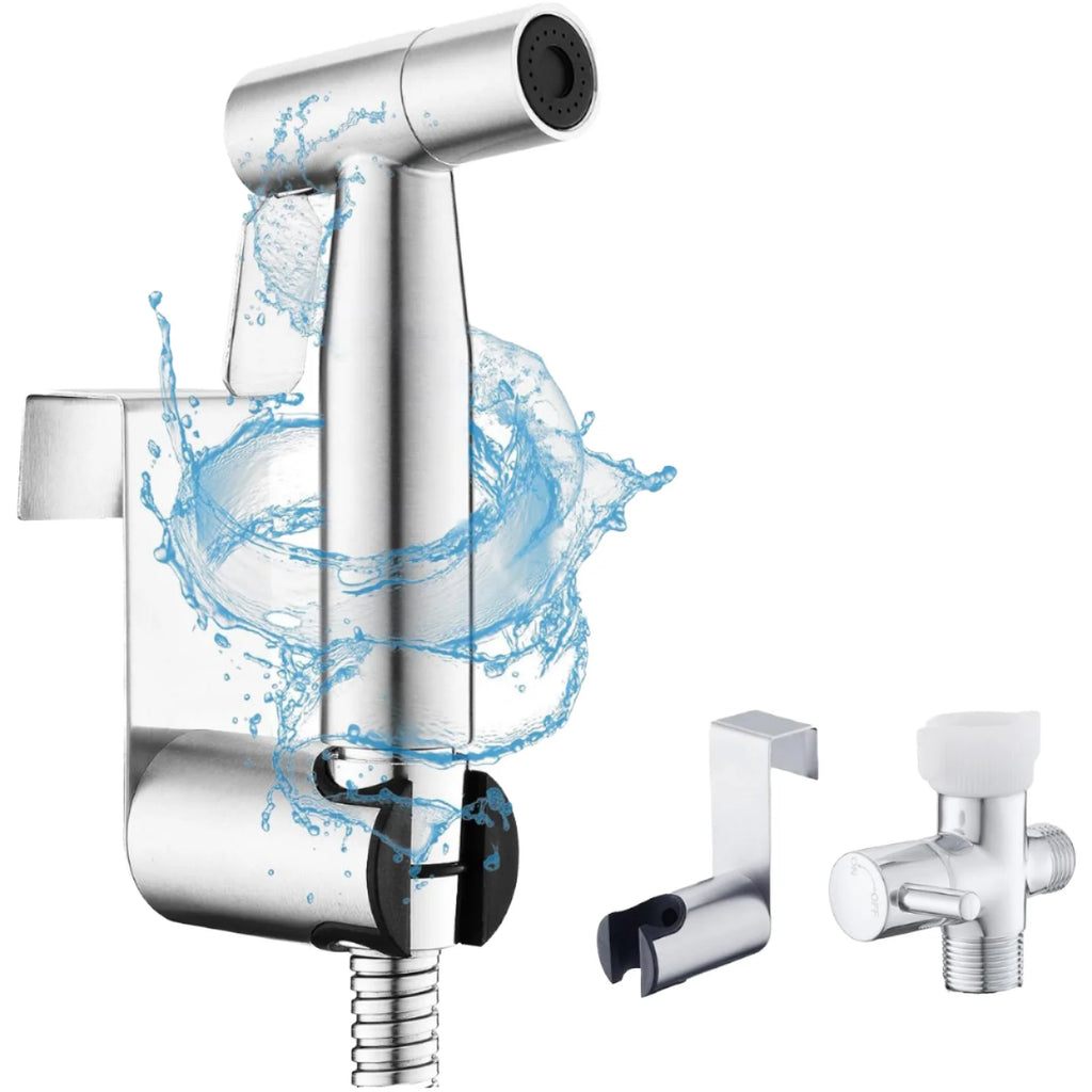 Wall-Mounted Stainless Steel Horizontal Jet Cleaner Spray Gun