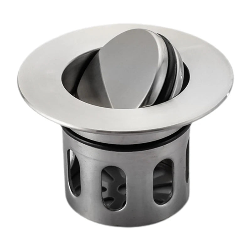 Universal Wash Basin Bounce Drain Filter Sink Drain Vanity Stopper Bathroom Accessories Bathtub Plug Hair Catcher Faucet