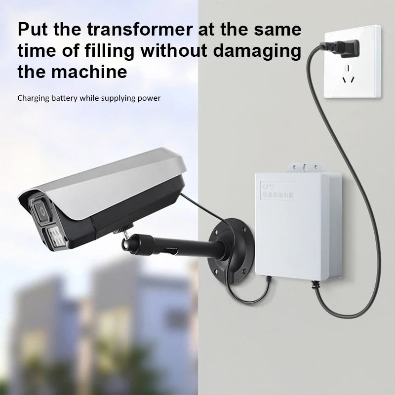 Mini Ups 12V2A  Closed Circuit Television Uninterruptible Power Supply (UPS)5400mAh for Closed Circuit Television Cameras