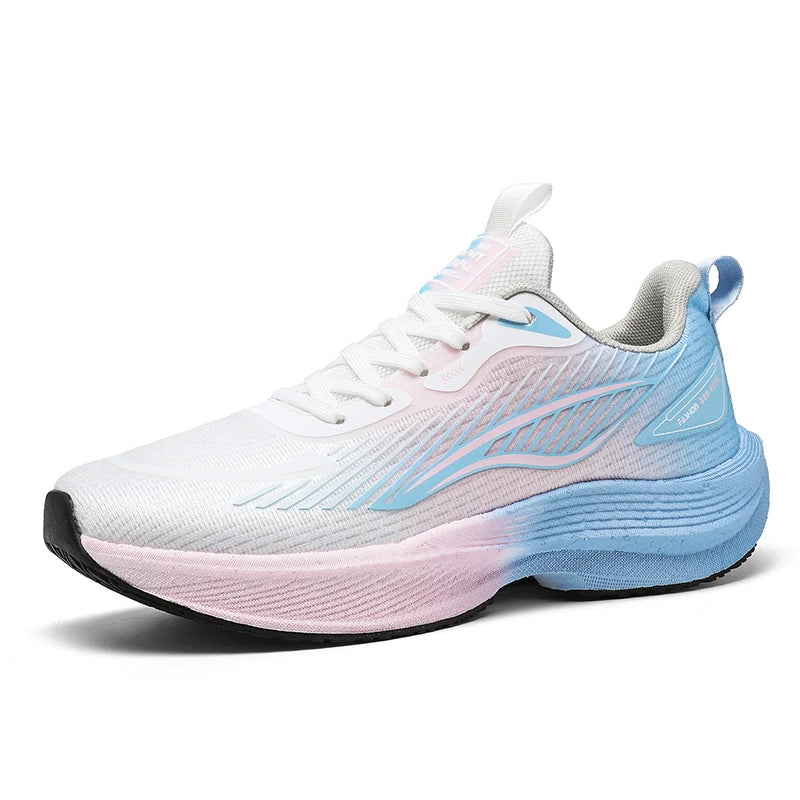 Spring New Youth Women Sport Shoes Comfort Mesh Breathable Hard-wearing Lightweight Height Increasing Casual Walking