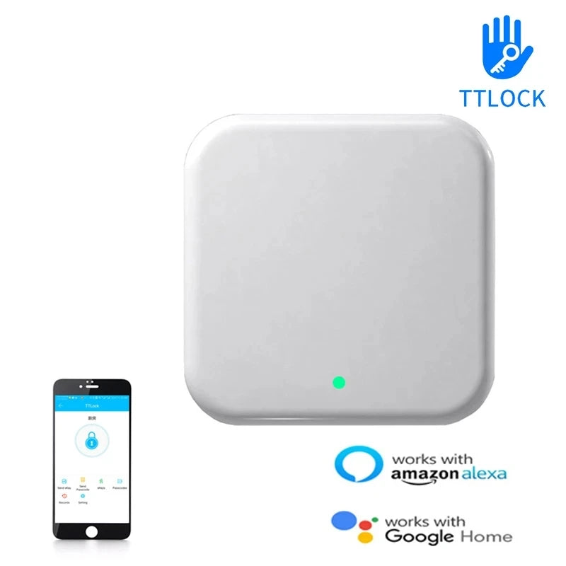 BT to WiFi Converter  TTLock APP Device Gateway Hub G2 for Remote Control  Hotel House Smart Door Lock