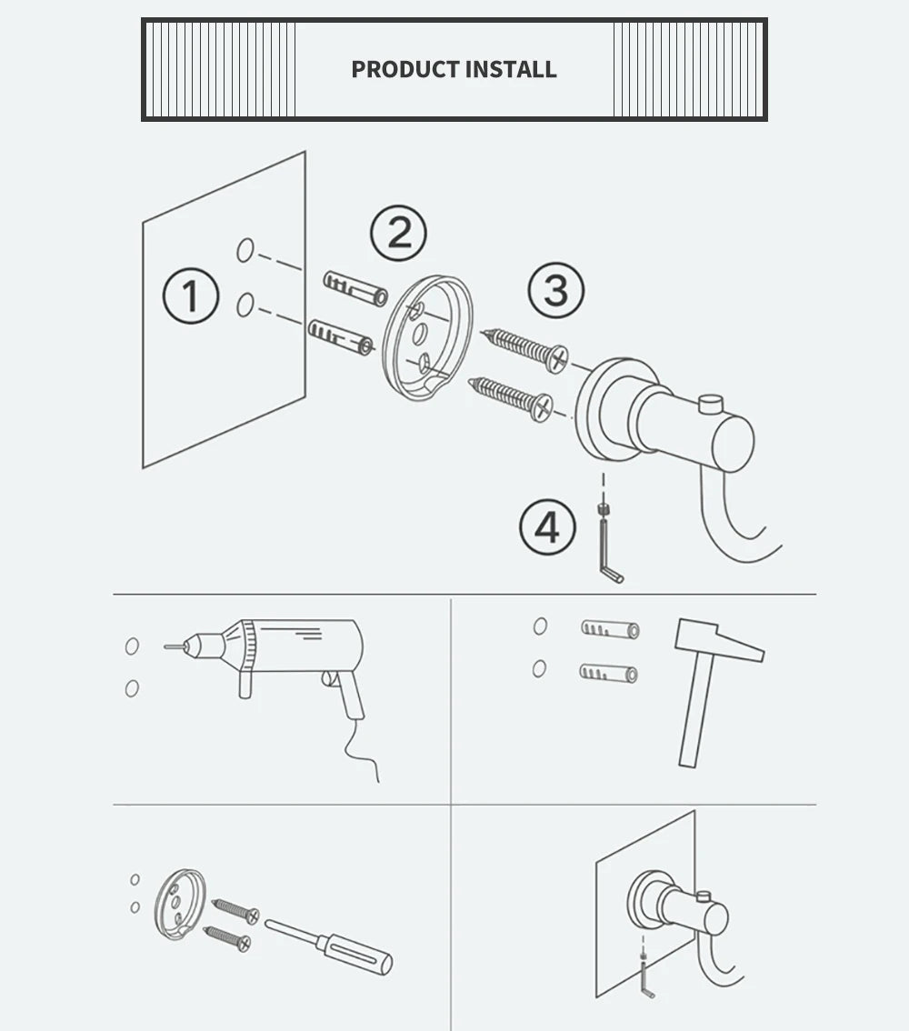 Bathroom Hardware Set Black Robe Hook Towel Rail Bar Shelf Tissue Paper Holder Wall Mounted Bathroom Accessories