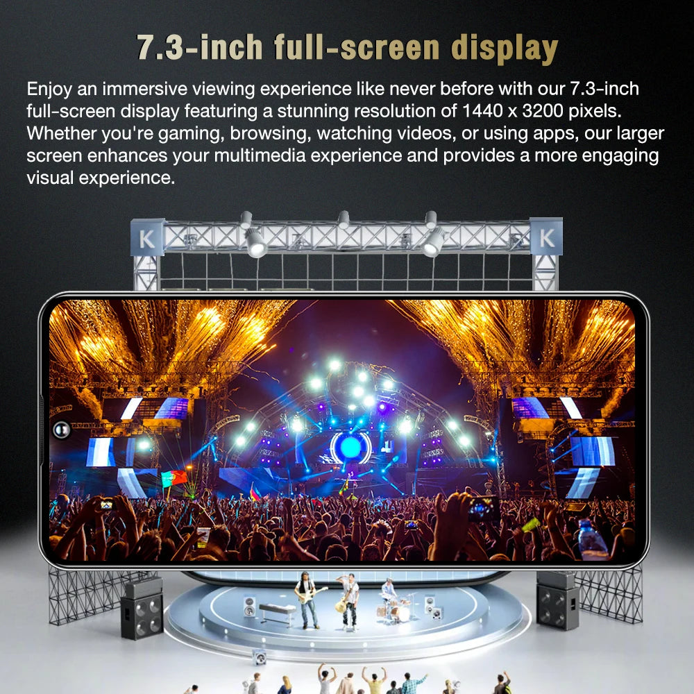 Cellphone SmartPhone S25 Ultra 16GB+512GB Smartphone 7inch Unlocked Dual Card 5G Phones Android 14 Mobile Phones