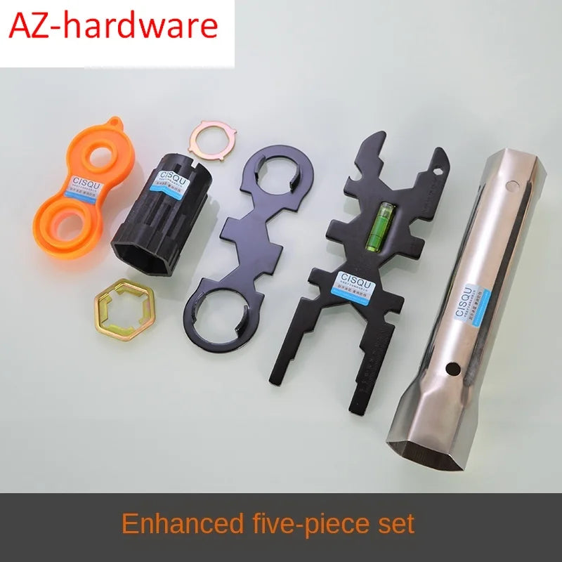 Faucet Multifunctional Repair Tool Drainer Sleeve Wrench Toilet Bubbler Inlet Pipe Installation Accessories