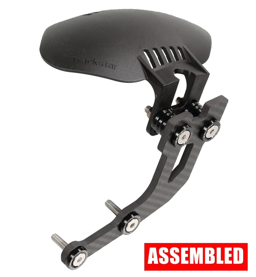 Upgraded Fender With Carbon Fiber Bracket for ZERO 10X Kaabo Mantis 10 Dualtron Electric Scooter Mudguard Wheel Cover 11 10 Inch