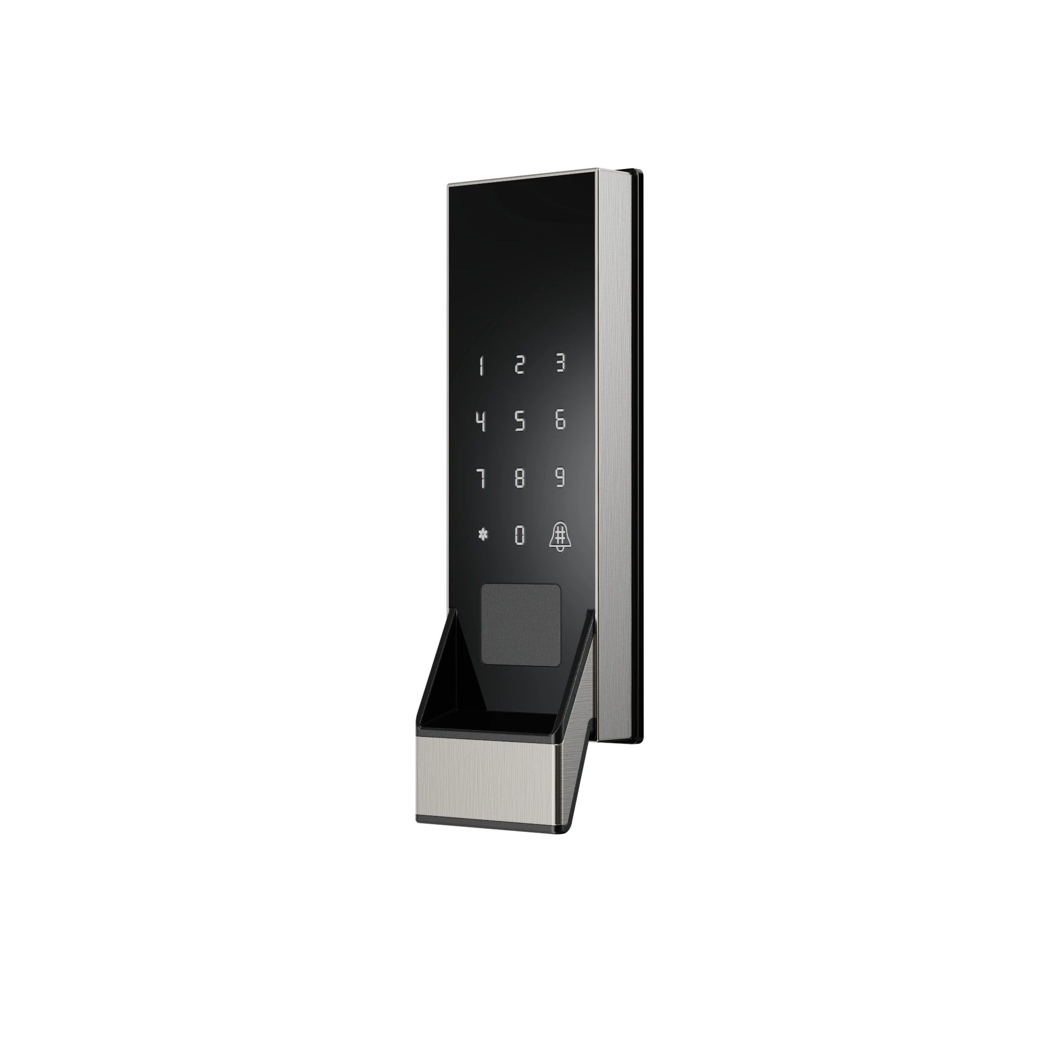 Smart RIM Lock Tuya App Control RFID Key NFC Unlock Outdoor Door Fingerprint Aluminum Alloy Rim Lock
