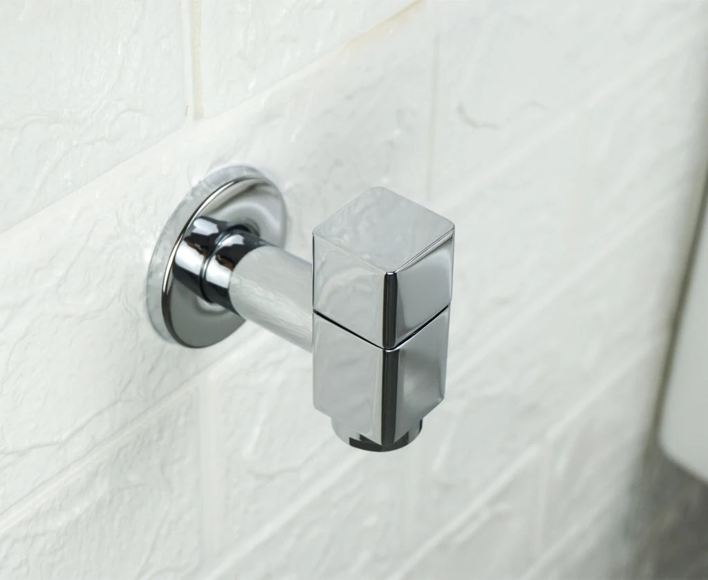 Washing Machine Faucet Tap Outdoor Garden Mop Pool Wash Faucets Bathroom Square Wall Mounted Solid Brass Sink Cold Water Tap