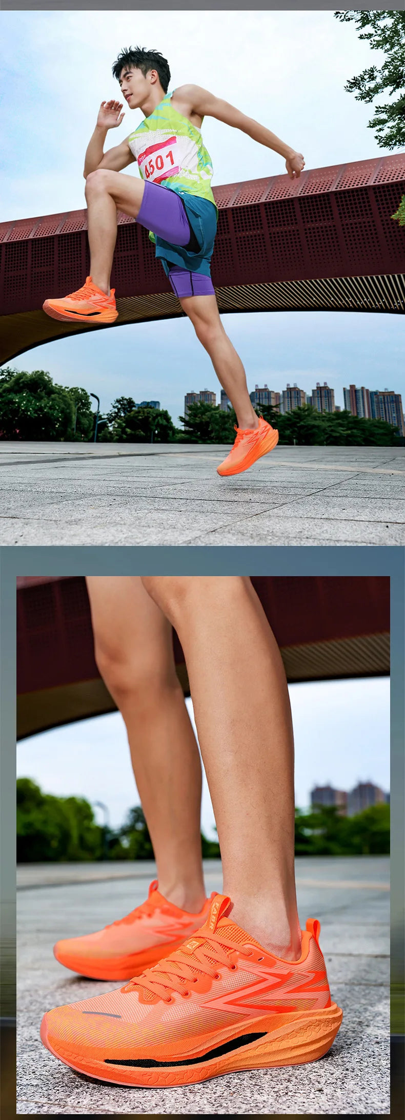 New Pointed Running Shoes Marathon Casual Sports Breathable Mesh Lightweight Lace-Up Closure Unisex Summer Cushioning TPR