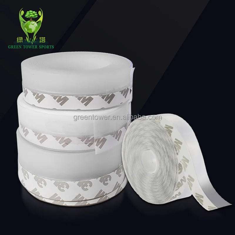 25 mm Width Transparent Adhesive Tape Silicone Sealing Strip for Doors Windows and Shower Glass Gaps