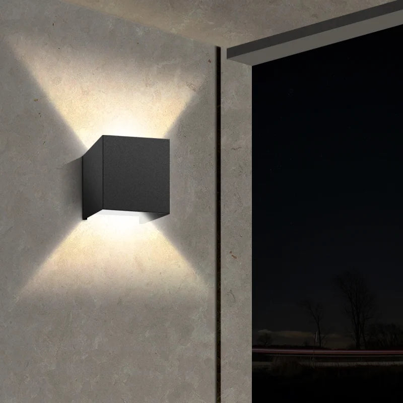 LED Wall Lamps Interior Wall Light IP65 Waterproof Aluminum Indoor Outdoor Lighting Wall Lamp Outside Wall Lights Living Room