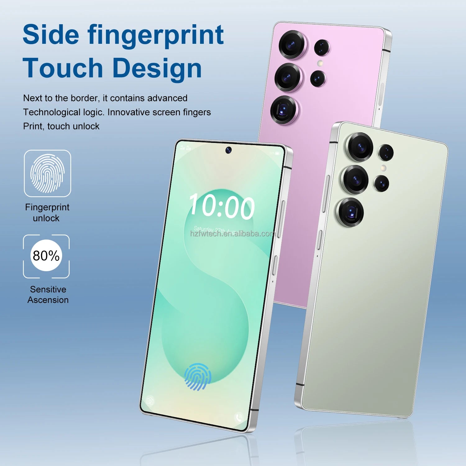 S25 Ultra 16GB+1TB Smartphone Android 14.0 Mobile Phones 7.3inch Unlocked Dual Card 5G Phones