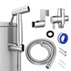 Handheld Bidet Sprayer for Toilet Stainless Steel Adjustable Pressure Bidet Faucet Diaper Sprayer Set with Hose Attachment