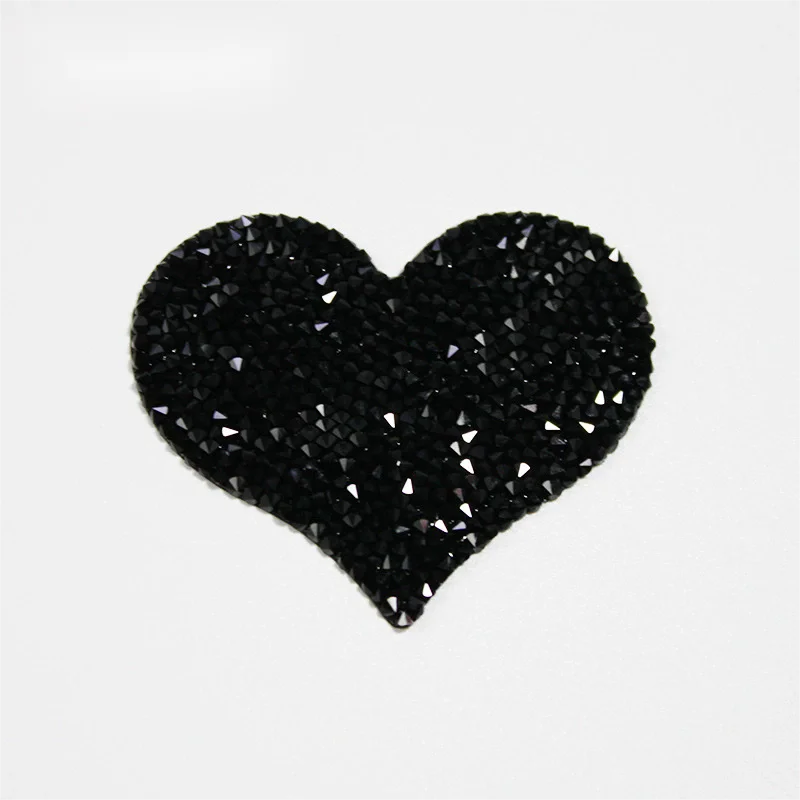 Custom Pattern 3D Double-Point Rhinestone Decorative Fabric for Clothing