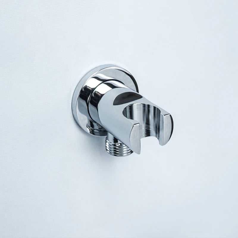 Chrome Matt Black Handshower Head 150cm Stainless Steel Shower Hose Brass Bracket Shower Head Wall Mounted Shower Accessories
