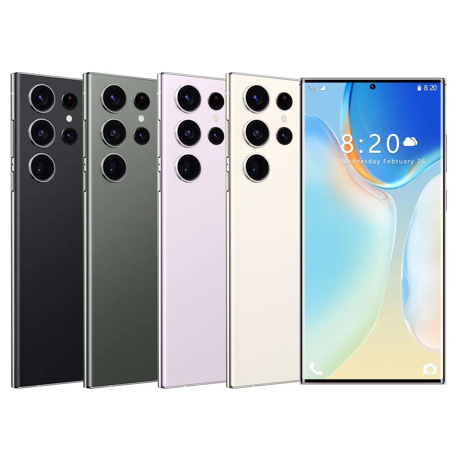 New S24 Ultra Phone Version Smartphone 4GB+128GB Android Cellphones Original Unlocked 5g Gaming Mobile Phones