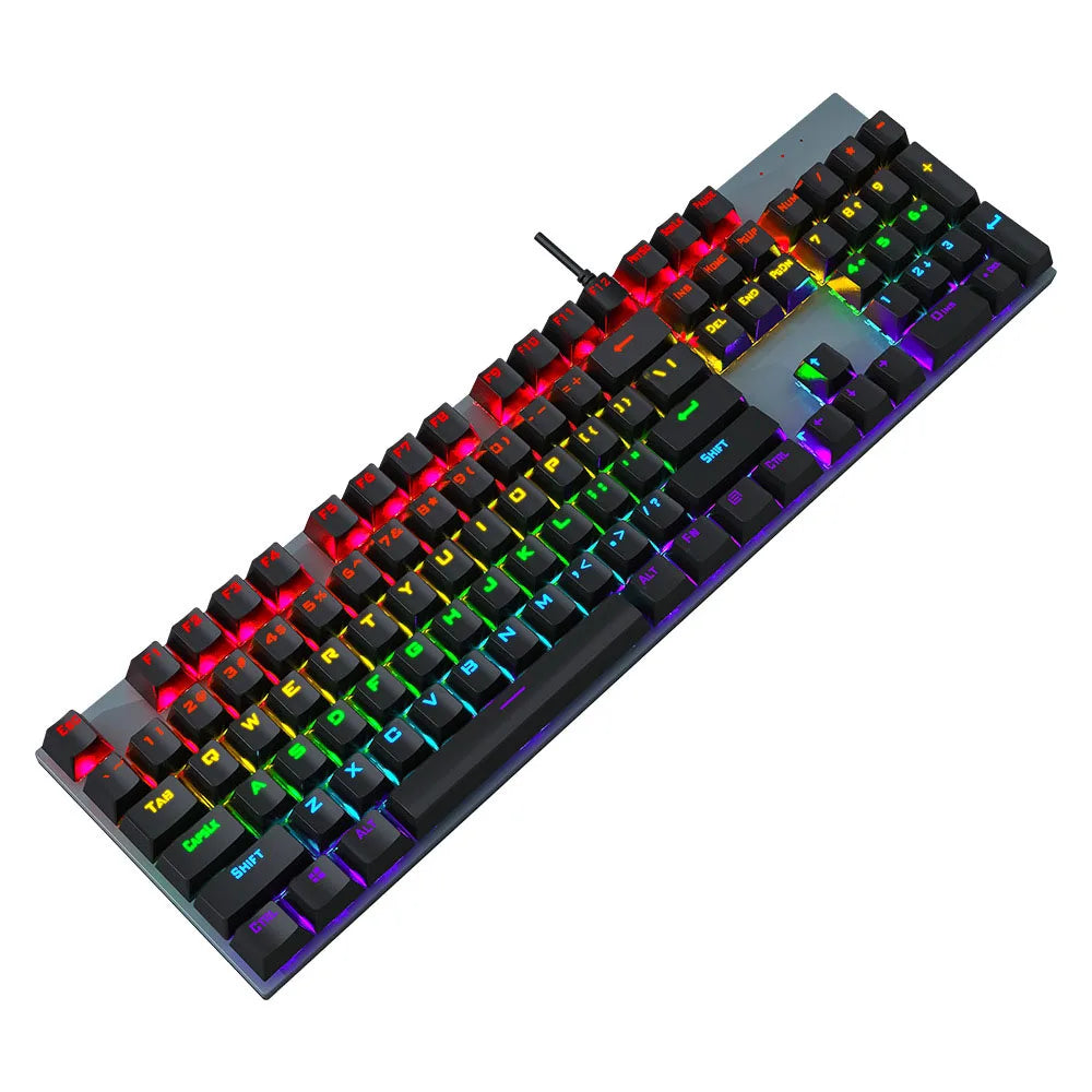 USB Wired RGB Mechanical Keyboard Gaming Spanish Teclado Mechanico Espanol Para PC New Clavier Gamee Gamers Claviers De Jeu