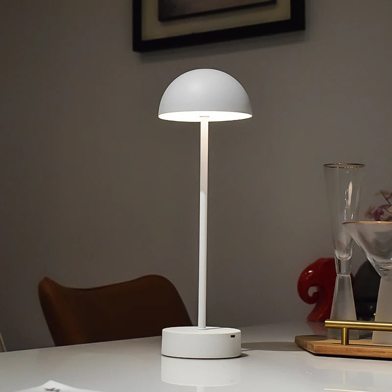 Reading Bedroom Decor USB Rechargeable Portable Modern Table Light Minimalist Wireless Touch Lamp