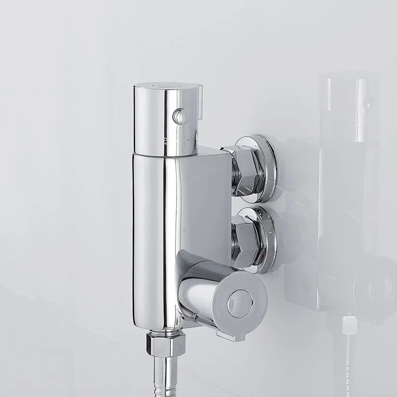 Thermostat Bidet Set Wall Mounted Bathroom Shower Toilet Portable Sprayer Kit Cold Hot Water Hygienic Shower Thermostatic Valve
