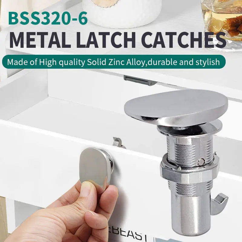 BSS320-6 High Quality Solid Zinc Alloy RV/Cabinet/Door Lock Full Metal New Condition