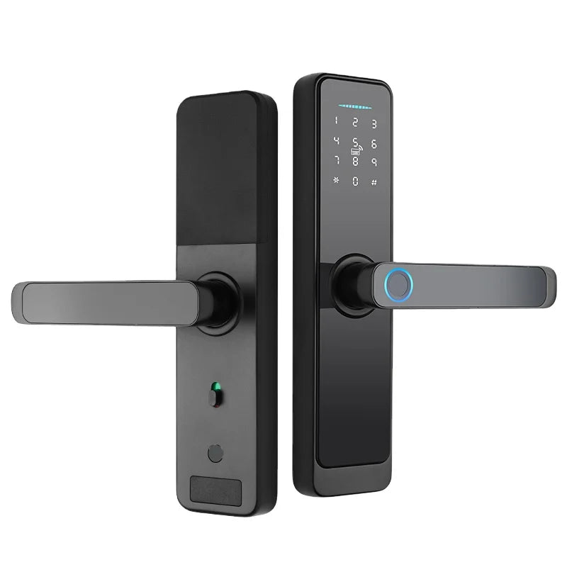 YAGU Multi Point Digital Fingerprint TTLOCK Tuya App Smart Door Lock With Camera  Smart Locks Front Door