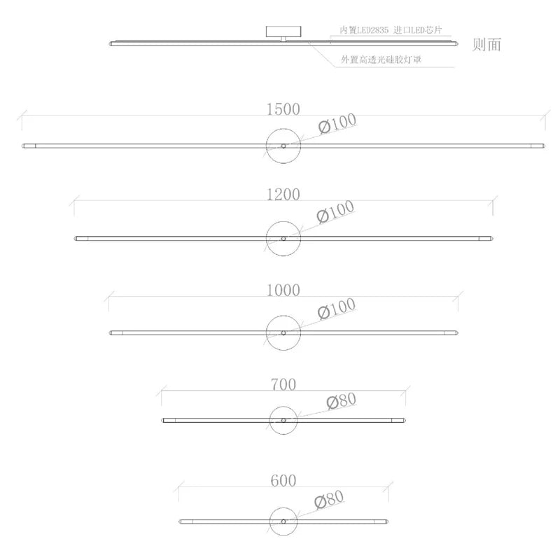 Modern Simple Line Wall Lamps Nordic Living Room Luxury Wall Decor Led Wall Light Creative Aisle Rotating Lam Wall Sconce Lights