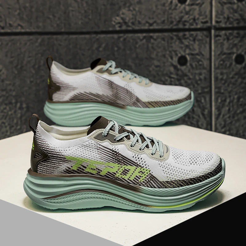 Unisex Summer Running Shoes 3D Upper  MD Supercritical Foam for Barefoot Feel Anti Slip Cushioned for Commute Travel