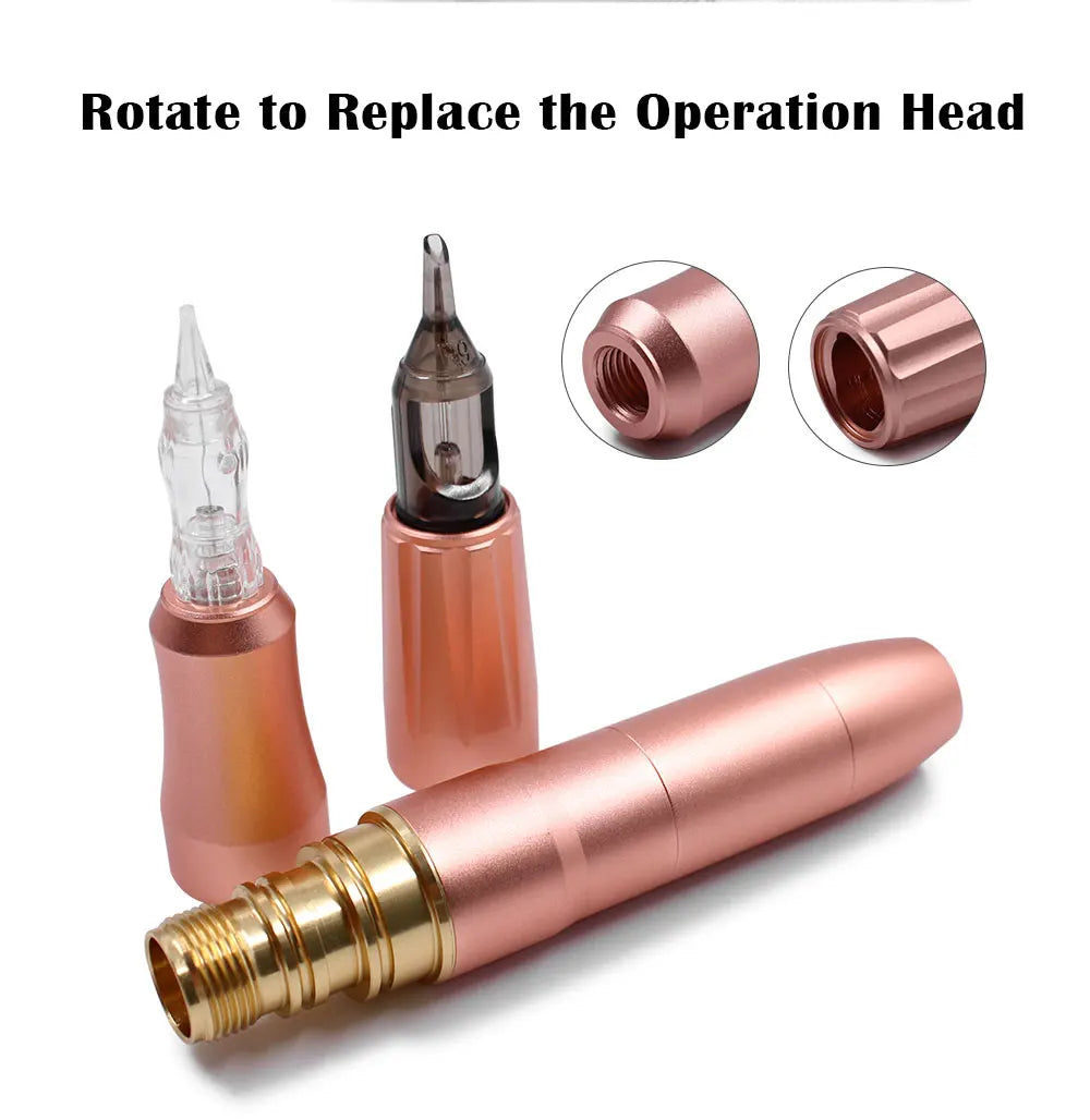Permanent Makeup Machine Sets Dual Use Rotary Tattoo Machine Pen Tattoo Kits for Cheap Eyebrow Machine with 2 head P300