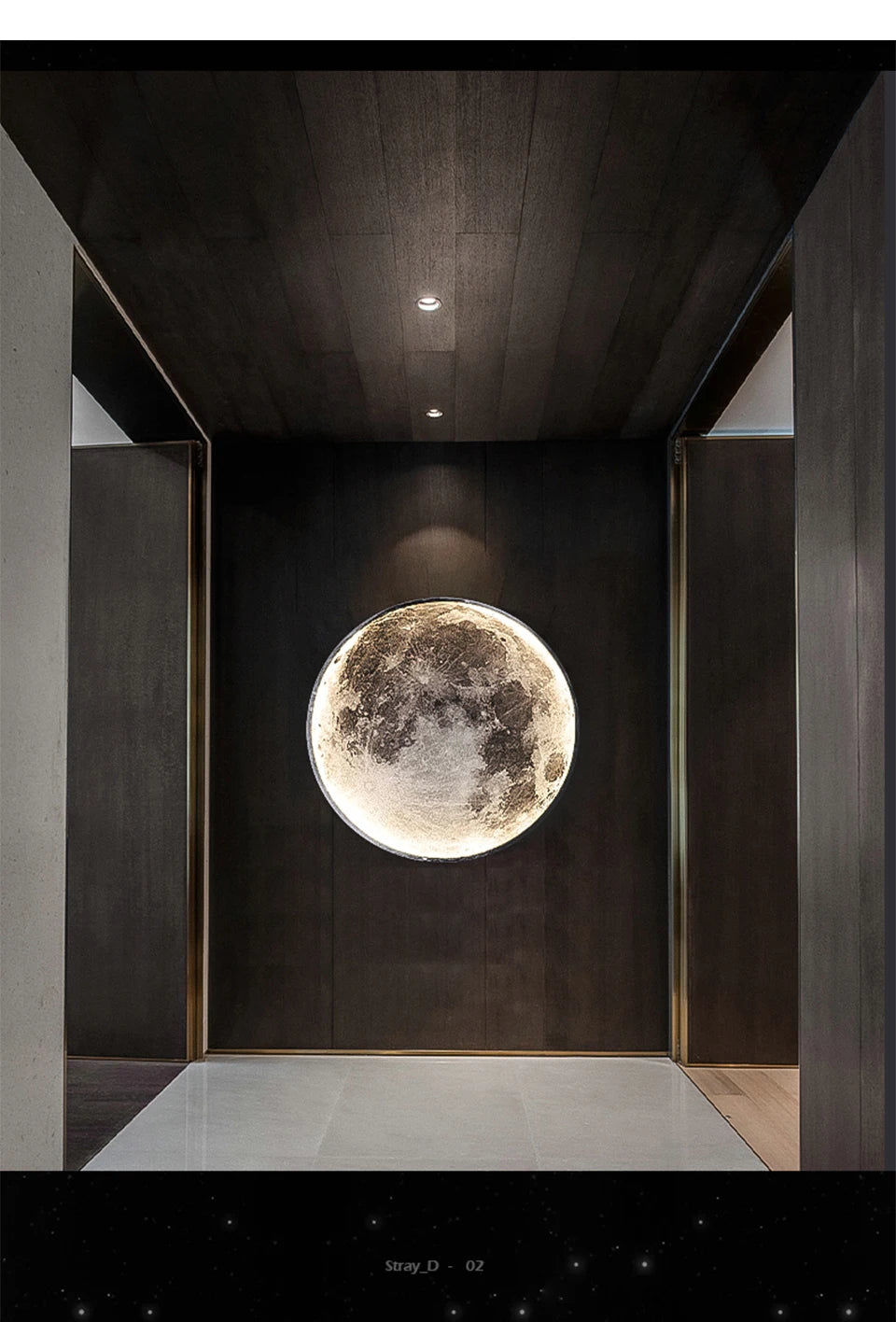 Modern LED Wall Lamp Moon Indoor Lighting For Bedroom Living Hall Room HOME Decoration Fixture Lights decorate Lusters Lamps